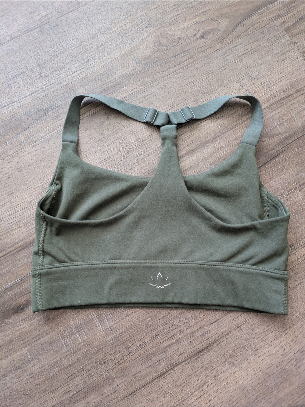 Beyond Yoga Olive Green Racerback Sports Bra Sz S
